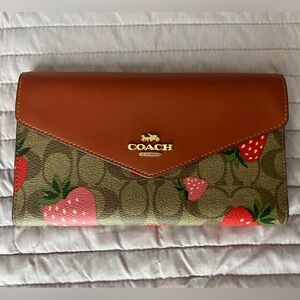 Coach Travel Envelope Wallet